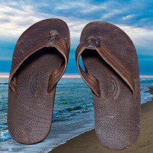 Gently Used Men’s Rainbow Flip Flops 9.5-10